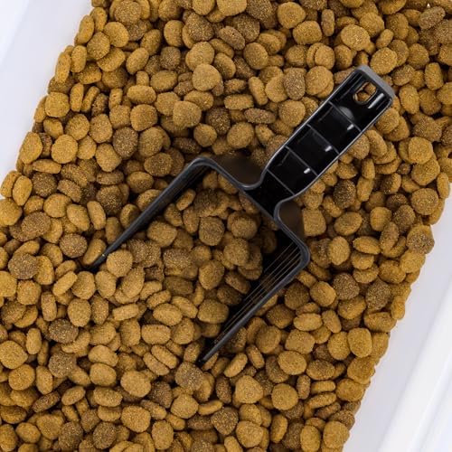 IRIS USA Dog Food Storage Container, Up to 40 lbs, Dark Gray, Made in USA