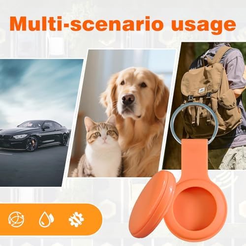Pet GPS Tracker: A Smart Collar with Real-Time Location Tracking—Ns in Real Time. Compatible with Android and iOS | Silicone Protective Case with Metal Ring, 1-Minute GPS Updates, 1-Year Replaceable Battery, IPX7 Waterproof