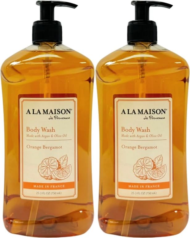 A LA MAISON Orange Bergamot Body Wash 25.36 Fl Oz, 2 Pack