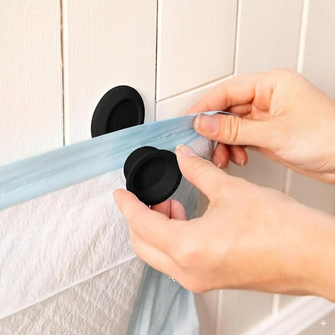 MYMOON HOME Pee Pad Holder for Dogs (2 Pack) Dog Potty Training Pad for Leg-Lifting Marking Dogs - Use with Any Size Puppy Wee Wee Pads - Stick on Any Flat Surface, Strong Magnets (Black)