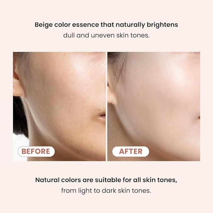 TIRTIR Mask Fit Tone Up Essence | Tinted Moisturizer, All-in-one base, Glass skin look, Deep Hydration, Long-lasting, Natural Coverage, Lightweight, Make-up free look, 1.01 fl.oz. (Lavendar)