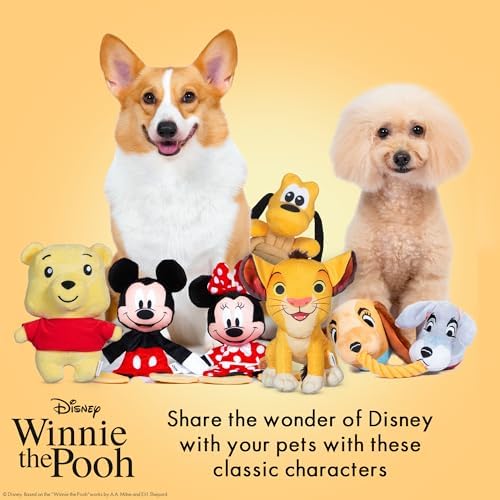 Disney for Pets Winnie the Pooh Plush Dog Toy, 9 Inch
