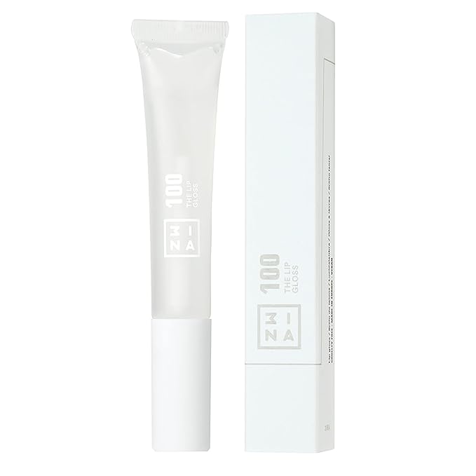 3INA The Lip Gloss – High Shine Lip Gloss for Women for Fuller-Looking Results – Non-Sticky and Creamy with Vitamin E and Tea Tree Oil – 100 – 0.27 oz