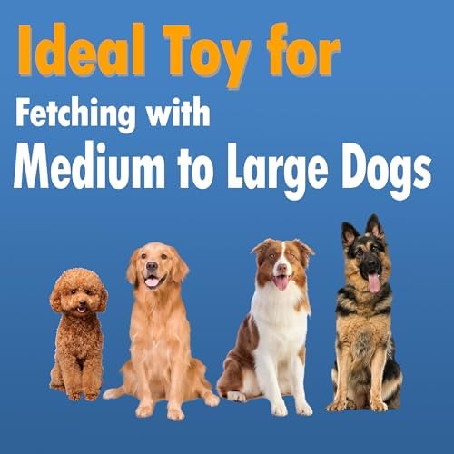 Dog Flying Disc, 4 Pack Dog Toy Gift Set for Medium & Large Dogs