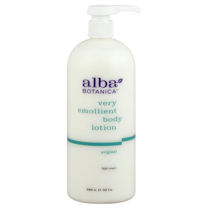 Alba Botanica Very Emollient Body Lotion, Original, 32 oz. (Packaging May Vary)