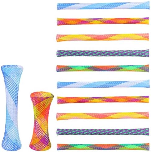35Pcs Cat Spring Toys, Kitten Tube Toy Indoor Interactive Cat Toys, Colorful Cats Chew Toy Telescopic Foldable Plastic Coil for Pet to Chase Scratch Bite Pounce