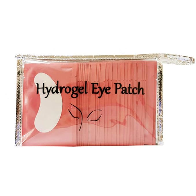 Under Eye Pads, Lint Free Lash Extension Eye Gel Patches for Beauty Salon False Eyelash Extensions Grafting, Hydrogel Eye Mask Beauty Makeup Tool