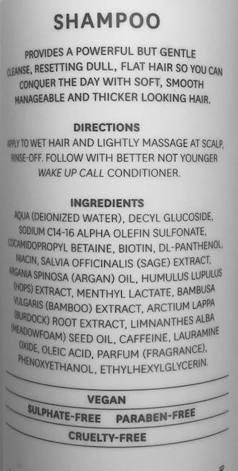 Better Not Younger Volume Styling Bundle Collection - Wake Up Call High Hold Hair Thickening Spray 6 fl.oz. & Shampoo and Contitioner