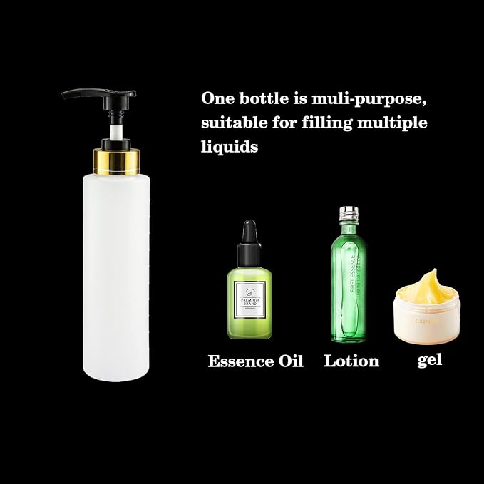 Massage Oil Bottling Plastic 270ML Beauty Salon Use Essential Oil Bottle with Pump Spare Part for Elitzia ETOH843 Oil Warmer Device
