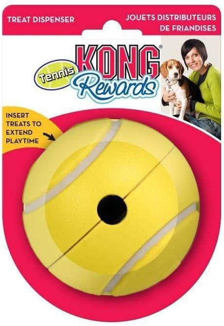 Kong Company 38703435: Rewards Tennis Treat Dispenser Dog Toy, Lg