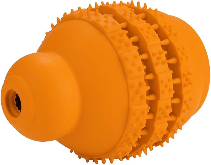 Dog Treat Toy, Gourd Shaped Rubber Food Dispenser
