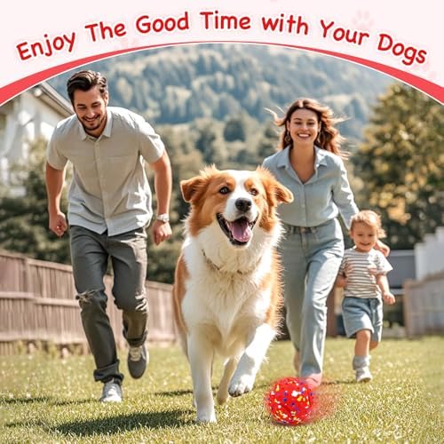Lollyx Interactive Dog Toys, Interactive Dog Ball Toy for Small Medium Dogs | Rechargeable, Bouncing & Rotating Dog Ball, Chew Resistant Design to Keep Busy Moving, Indoor Outdoor Exercise