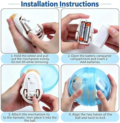 Self-Rolling Interactive Cat Ball 360° Automatic Moving Pet Toy
