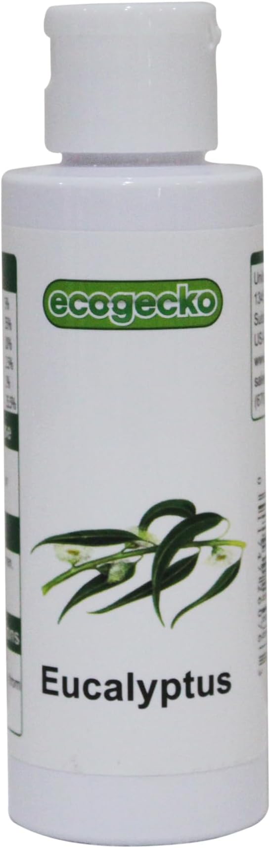 Ecogecko Fragrance Aroma Oil for use with EcoGecko Air Revitalizers/Cleaners, Water Based Air Purifiers and Oil Diffusers, 12 Scents to Choose From, 100ML, Eucalyptus