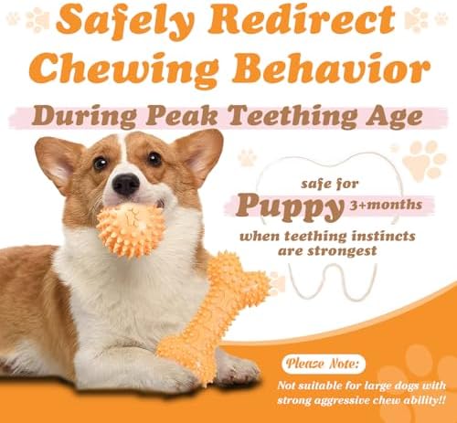 Puppy Toys - 7 Pack Puppies & Small Dogs Chew Toys for Teething,Relieves Teething Anxiety, Soft & Durable Interactive Toys, Not for Heavy Chewer