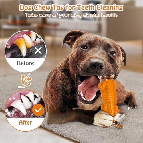 Jeefome Crocodile Dog Chew Toy for Small & Medium & Large Dogs
