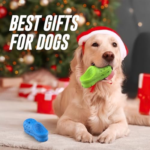 RUXAN Dog Toys for Aggressive Chewers, Indestructible Dog Toys for Large Dogs, Durable Tough Dog Chews Natural Rubber Interactive Dog Chew Toy with Bleef Flavor