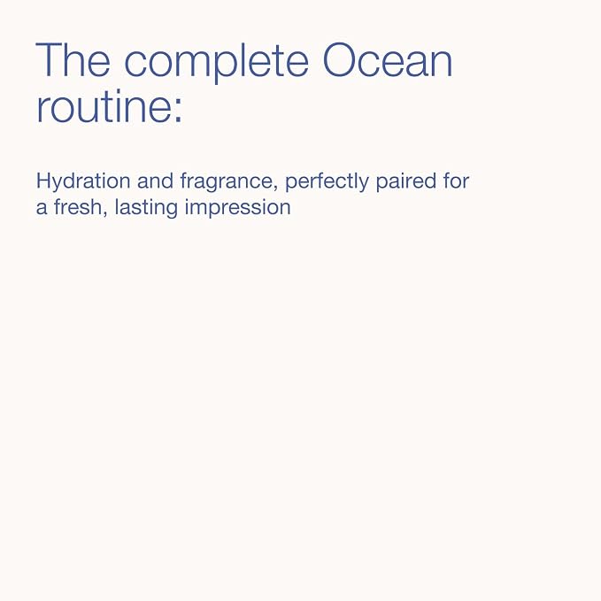 Bath & Body Works Ocean Cologne & Ultimate Hydration Body Cream - Scented Body Cream & Cologne for Men - Long-Lasting Fragrance - Instant Moisturization - Dermatologist-Approved - Gifts for Him