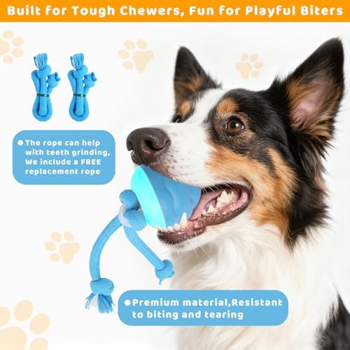 Interactive Dog Toys with Remote Control - 4 Play Modes, USB Rechargeable