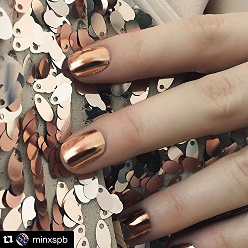 Minx Nails, Copper Chrome, Nail Wrap