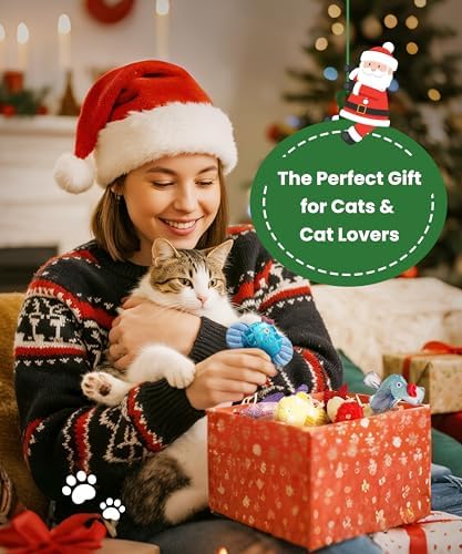 Nocciola Catnip Toys, 5 Pack Cat Toys for Indoor Cats with 100% Natural Catnip, Cotton-Free Kitten Toys in Assorted Colors, Soft Surface, Teething, Chewing & Kicker Floppy Fish Cat Toys