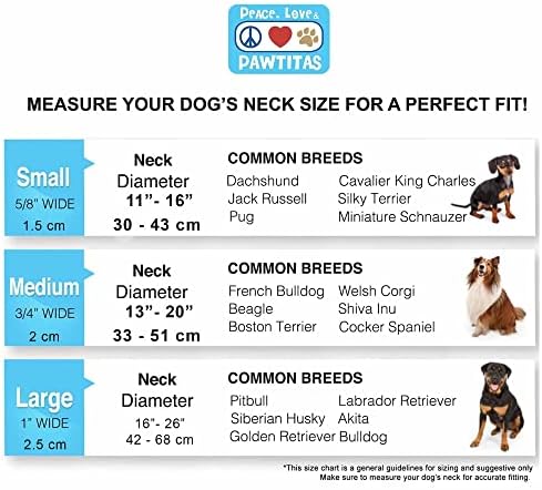 Pawtitas Martingale Dog Collar Puppy Collar Reflective Dog Collar Training Dog Collar Behavioral Dog Collar Large Dog Collar Black Dog Collar