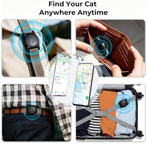 GPS Dog Tracker Collar (iOS & Android), No Monthly Fee Pet Activity Tracker