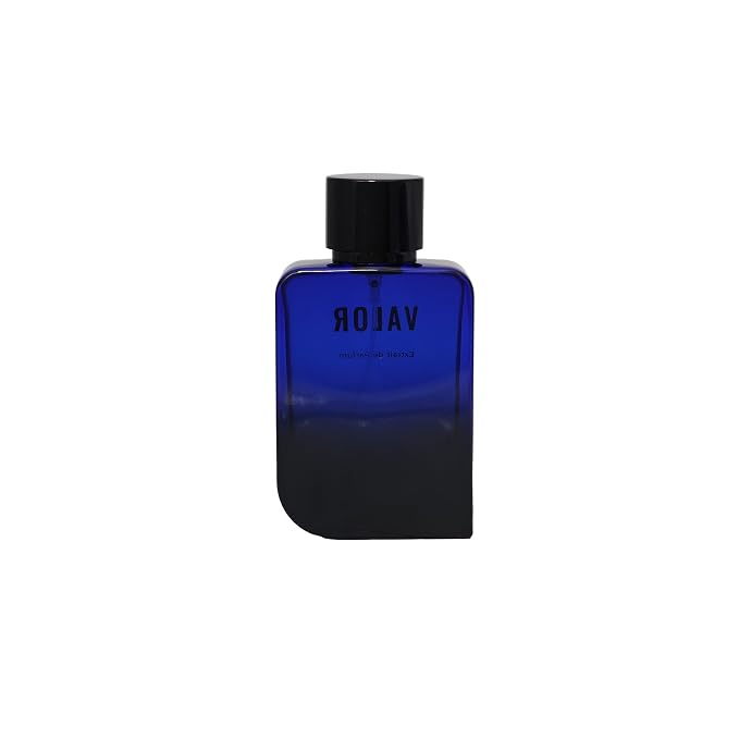 ARIAZ Valor Men Extrait De Parfum 3.4 Oz - Spicy Amber Woody Cologne with Apple, Bergamot, Pepper, Oud, Sandalwood & Amber - Smoky Intense Nighttime Fragrance for Fall & Winter