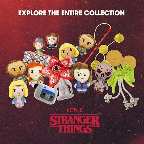 design LAB, Inc. Stranger Things Official Merchandise | Cool Toys for Dogs with Rope for Tug of War, Stuffed Animal Plush Toys with Squeakers | Max & Music 2-Pack Set | Interactive Toys
