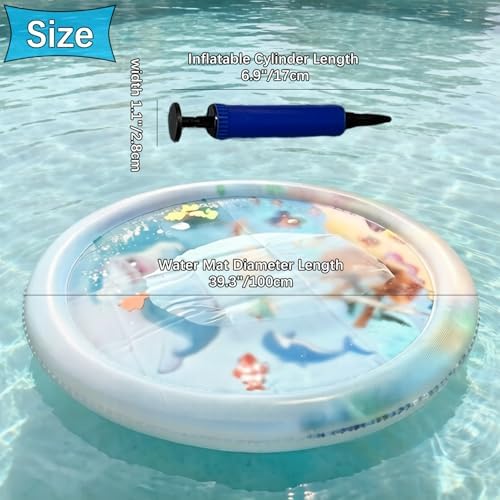 2Pcs Extra Thick Pet Sensory Play Mat and Air Pump, Interactive Cats Toy,L
