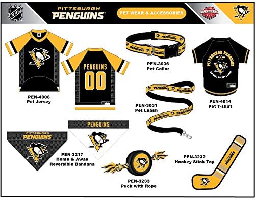 Pets First NHL Collar for Dogs & Cats. Adjustable, Cute, & Stylish! The Ultimate Hockey Fan Collar!