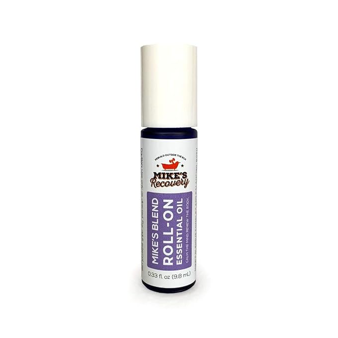 Mike's Recovery Essential Oil Roll-On - Mikes Recovery Roll On for Sore Tired Muscles and Athletic Recovery (Mike's Blend)