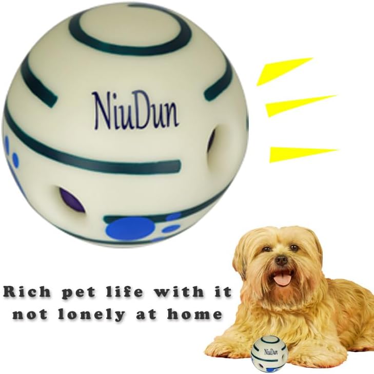 Swing Cluck Ball, A Great pet Dog Toy,Dog Toys,Dog Ball or Dog Balls. Full of Fun. When a Dog Bites it, it can Make Giggles. It's a Beloved Toy for Pets,Giggle Ball for Dogs (Glow in The Dark)