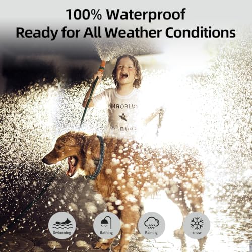 FAFAFROG Dog Bark Collar, Rechargeable Smart Collar, Anti Barking Training Collar with 5 Adjustable Sensitivity Beep Vibration, Bark Collar for Large Medium Small Dogs (Black)