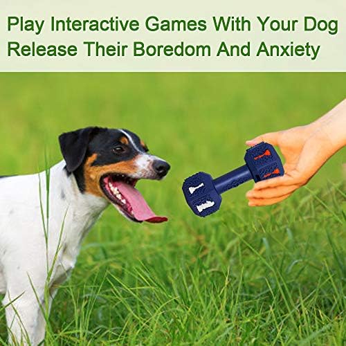 Dog Chew Toys for Aggressive Chewers,Food Grade Non-Toxic Dental Pet Toy,Tough Durable Indestructible Dog Toys for Small Dogs.Blue(8IB-15IB)