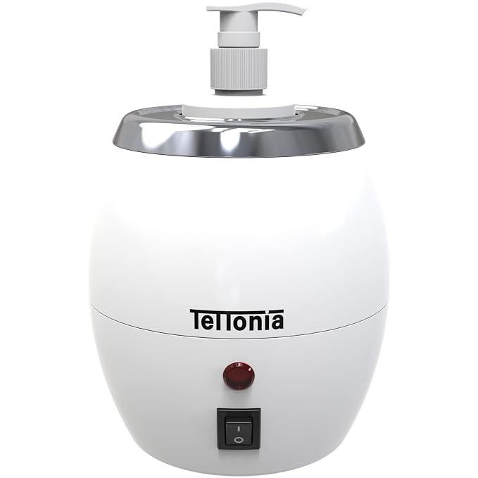 Massage Oil/Lotion Bottle Warmer - Auto-Temperature (White Pearl)