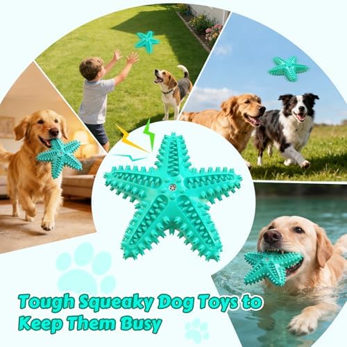 Dog Chew Toys Interactive Tough Floating Squeaky Toy