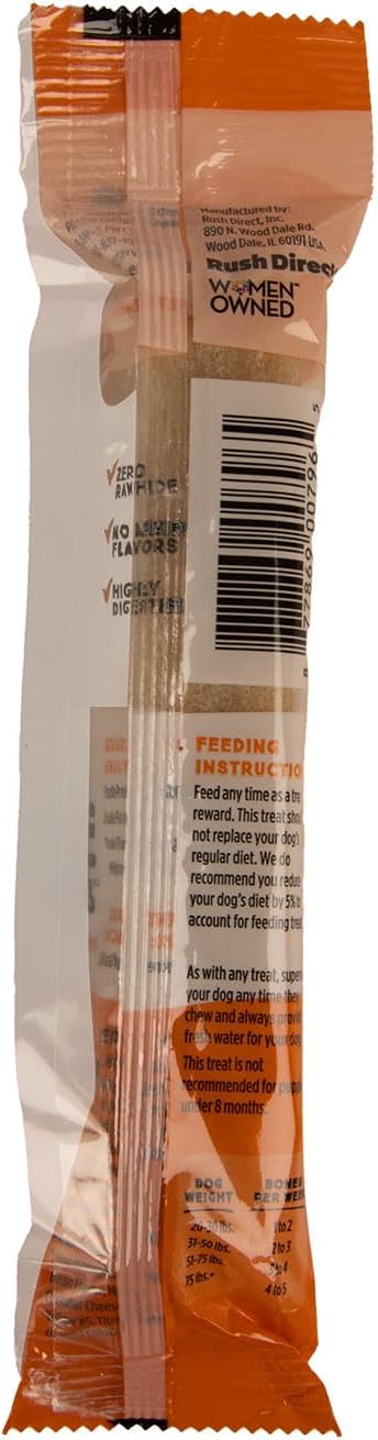 Ultra Chewy Bacon & Cheese Grain Free Double Treat Bone - Controls Plaque & Tartar- 2 Treat Bones