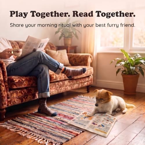 Crinkle Dog Toy Newspaper, Newspaper Dog Toy Canine Vision 3 Pack