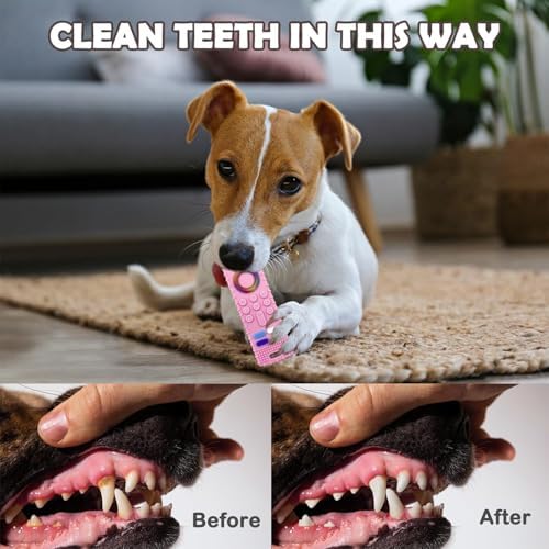 Puppy Toys for Teething, Remote Control Teether for Small Dogs,Puppy Teething Toy for Boredom & Stimulation,BPA-Free