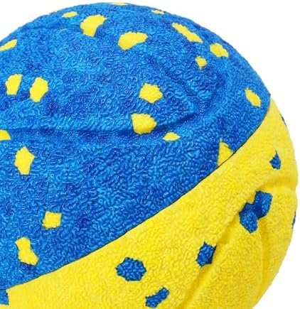 Replacement Shell for Smart Interactive Dog Ball – Durable E-TPU Outer Cover Blue+Yellow