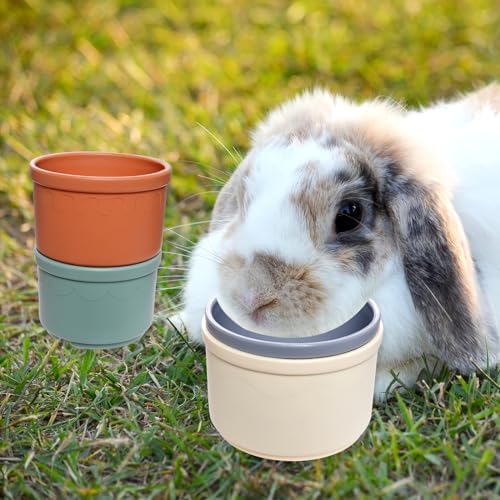 8 Pcs Stacking Cups for Rabbits, Multi-Colored Bunny Toys of Different Sizes, Nesting Cups Toys for Small Animals Hiding Food and Playing