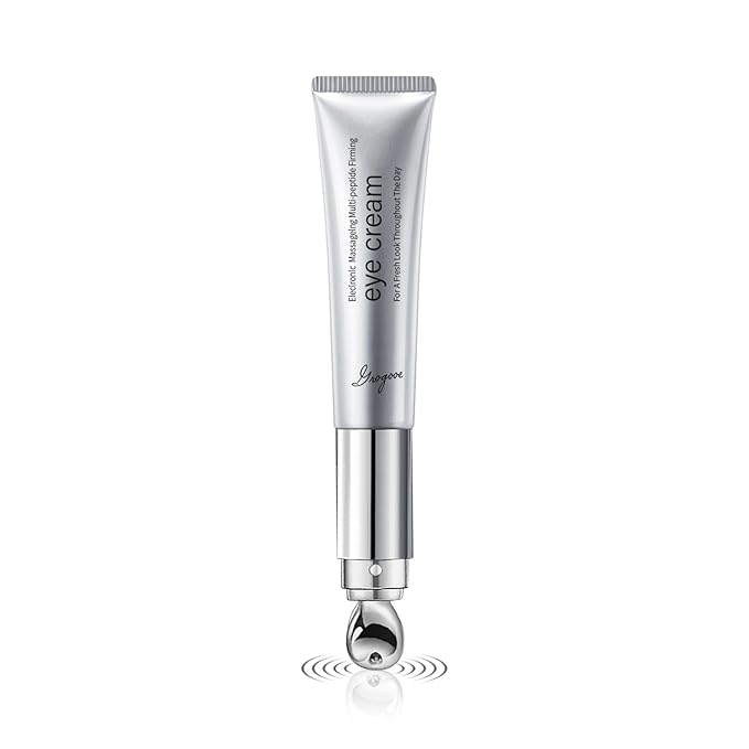 Under Eye Cream With Multi-Peptide Firming & Retinol & Caffeine & Niacinamide for Dark Circles, Puffiness Puffy Bags & Wrinkles Fine Lines Under Eyes, Electric Wrinkle Eraser Massaging Eye Serum 20ML
