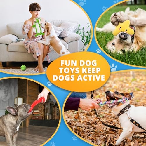 LOYEE 8 Pack Puppy Toys for Small Dogs, Luxury Dog Chew Toys with Squeaky Plush Toys, Rope Toys and Ball, Teething Toys for Puppy Supplies