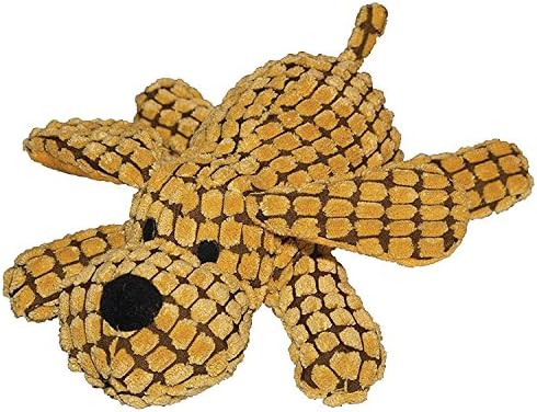 Patchwork Pet Waffle Wags Dog 14-Inch Squeak Toy for Dogs
