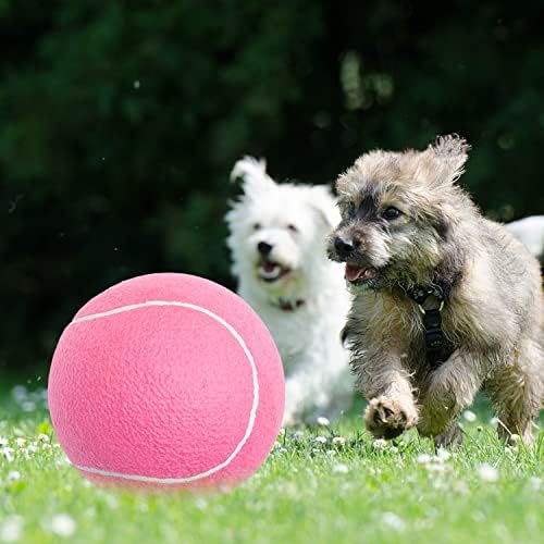 9.5" Large Dog Tennis Balls, 2 Pack Interactive Fetch Toy Ball