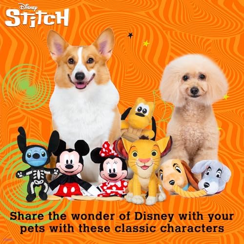 Disney for Pets Lilo and Stitch Plush Rope Skeleton Dog Toy