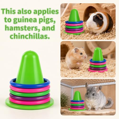 Rabbit Training Ring Toy, Puzzle Toy for Bunnies