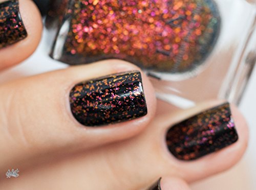 ILNP Glory - Red, Orange, Copper, Gold, Chartreuse Ultra Chrome Flakie Nail Polish