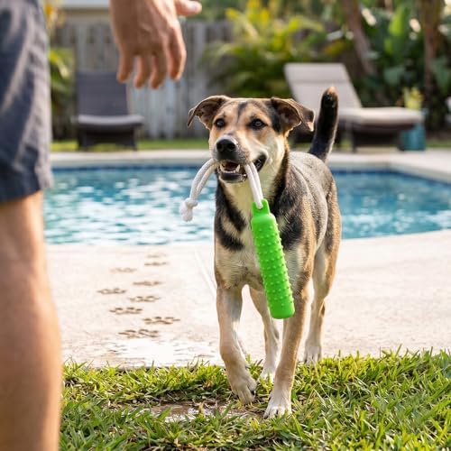 Dog Water Toys, 2 Pack Floating Bumper Fetch Toy Dummy